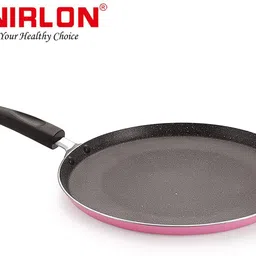 nirlon Kitchen Accessories for Cooking Non Stick Aluminium Flat Dosa Tawa Tawa 26 cm diameter image 3