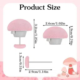 fluxi Bed Sheet Clips Mushroom Duvet Cover Pins Pin Cushion image 2