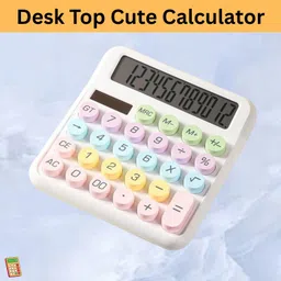 guggu Desktop Cute Calculator, 12-Digit Large Display With Aesthetic Candy ColorL53 Desktop Cute Calculator, 12-Digit Large Display With Aesthetic Candy ColorW53 Basic Calculator-picture-16