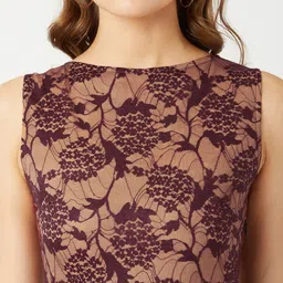 miss chase Women Gown Brown Maxi/Full Length Dress image 4