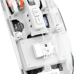 Arctic Fox Pureview Transparent Wireless and Bluetooth Rechargeable Mouse Wireless Ambidextrous OpticalGaming Mousewith Bluetooth-picture-31