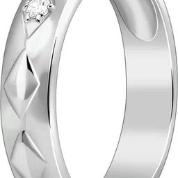 giva 925 Silver Timeless Ring For Him Sterling Silver Zircon Rhodium Plated Ring image 3