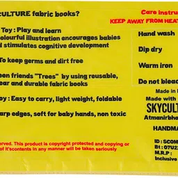 skyculture - Malayalam Aksharmala Cloth Book – Soft & Educational Alphabet Book for Kids image 2