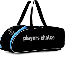 admark Cricket Kit Bag, blue /black heavy duty with single bat pocket kids 12-16 year image 3