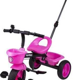 toyshoppee Tricycle for Kids Purple Colour with Parent Handel or Back Basket or Canopy Tricycle for Baby boy or Baby Girl Kids trikes or Toddler Tricycle for 1,2,3,4 Years Kids nbbd55dd6dd6dc Tricycle-picture-16