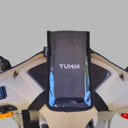 yumin Mobile Holder Bag Pouch for all Scooty Scooters Activa Jupiter Ola Bike Mobile Holder image 4