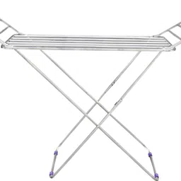 unizone Steel Floor Cloth Dryer Stand Small Square Pipes Palang Rack-picture-20