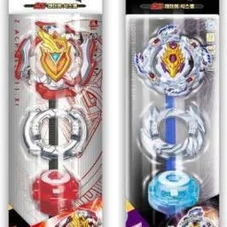 crazybuy bayblade "B-105 Zet Achilles & B-110 Bloody Longi white" Set-picture-34