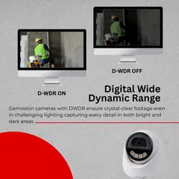 GEM VISION 3MP Full HD Indoor Dome CCTV Camera with Full Color Night Vision Plug & Play Security Camera image 4