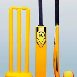 hyper Kids Cricket Combo of Bat Size-4, 1 Bat, 1 Wickets, and 1 Ball Cricket Kit image 1