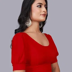 chandan tex fab Round Neck Women Blouse image 3