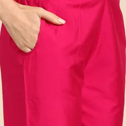 libas Women Silk Blend Kurta Pant Dupatta Set image 5