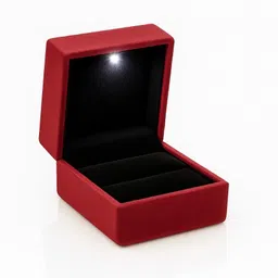 alizefit LED Velvet Ring Box Ring Storage & Presentation Vanity Box-picture-28