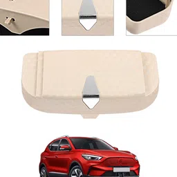 ayw Universal Multiuse Beige New Style Sunglass Holder For Car-332 White Car Sunglass Clip Holder image 1