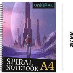uniqpal SET OF 2 A4 Notebook UNRULED 200 Pages image 4