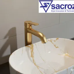 Sacroz MarmoVessel Designer Ceramic Table Top Wash Basin MS-2203 Table Top Basin image 2