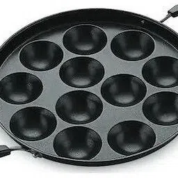 bigwin Cookware appam APPAMPATRA Ponganalu Maker Paniarakkalpan Paniyarakkal with Lid Paniarakkal with Lid 1 L capacity 24 cm diameter image 3