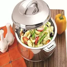 vinzesta enterprises Stainless Steel Serving Casserole Hot Case/Hot Pot for rotis,chapatis,parantha Cook and Serve Casserole image 3