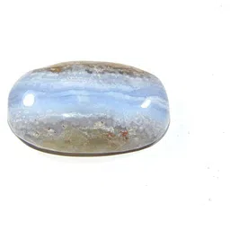 hoseki Natural Blue Lace Agate 3cm stone Polished Oval Crystal Stone-picture-20
