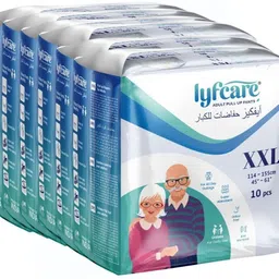 lyfcare Pull-Up Pants | Waist Size (45-61 Inch) Adult Diapers - XXL Adult Diapers - XXL-picture-11