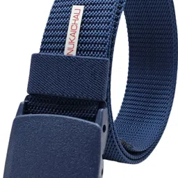 nukaichau Men Casual, Evening, Party Blue Nylon Belt-picture-37