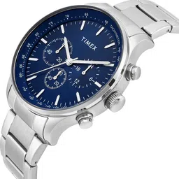 timex Chronograph, Blue Dial Analog Watch - For Men TWEG291SMU03 image 2