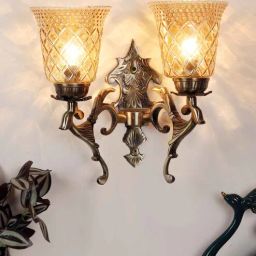 eliante by jainsons lights Trento Antique Brass Aluminium Wall Sconces-picture-20