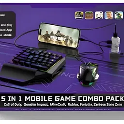 HG WORLD Gaming Keyboard Mouse Converter 5 in 1 Mobile Game Combo Pack Gaming Accessory Kit-picture-12