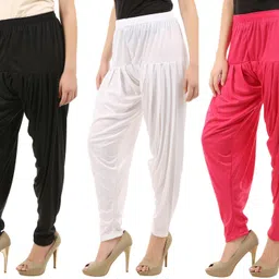pink you Viscose Rayon Solid Patiala-picture-23