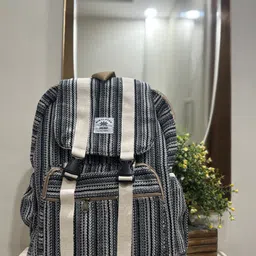 shrishti handicraft Medium 25 L Laptop Backpack Aureva Natural Daypack Backpack 25L image 3