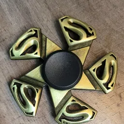 shivsoft Super 5 Star Logo Fidget Spinner Metal image 3