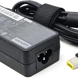 Lenovo 65W AC Adapter (20V 3.25A) with USB Square Yellow Pin Connector 65 W Adapter image 3