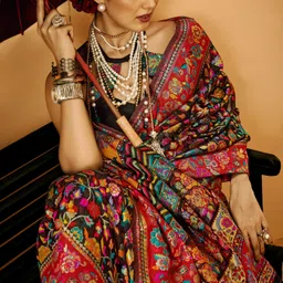divastri Woven Daily Wear Cotton Silk Saree image 4