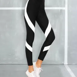 m7 by metronaut Solid Women Black Tights-picture-15