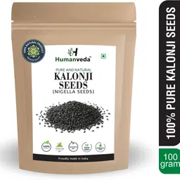 humanveda Kalonji - Nigella Seeds - Black Cumin Seeds for Calcium , Vitamin (RAW) Seed-picture-23