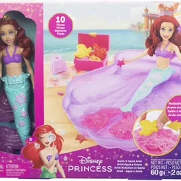 disney princess Ariel Doll & Pool Set with Moldable Sand, Inspired by Disney The Little Mermaid image 3
