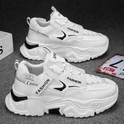 tigonis WHITE SHOES PREMIUM QUALITY SNEAKERS Sneakers For Men-picture-20