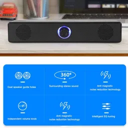 Clairbell Wireless M425 Soundbar: 48W Bluetooth-Compatible Speaker for Audio 20 W Bluetooth Home Theatre image 2