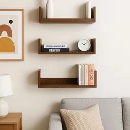 nexwooddecor 3-SET SHELVES Particle Board Wall Shelf-picture-42