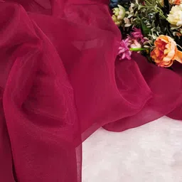 ramiv vastra Unstitched Organza Multipurpose Running Fabric Solid-picture-18