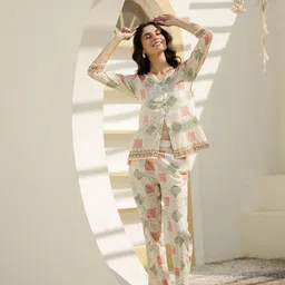 sanskrutihomes Top Pant Co-ords Set image 4