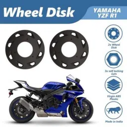 17 Inch 2pcs ABS Plastic Disc Bike Wheel Cover Bike Fairing Kit-image-0