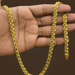 rkb sales 1gm gold plated High Quality Indian Polished chain men Gold-plated Plated Alloy Chain-picture-21
