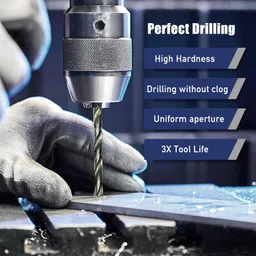 toolihub Drill Bit Set of 13 pc HSS Bits for Metal, Wood, Plastic Drill Bit Set of 13 pc HSS Bits for Metal, Wood, Plastic image 4