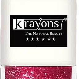 krayons Glitter Nail Paint, Quick Dry, Longlasting, 5ml, Pink-picture-23