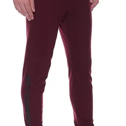 killer Men Solid Maroon Track Pants image 2