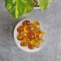 vastu vardan Crystal Citirine Tumble Stone| 100gm Tumbled Gemstone| Garden & Table Decor Regular Rectangular Crystal Stone image 3