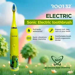 root32 Kids Electric Rechargeable Toothbrush |4 Brushing Modes, Extra Soft Toothbrush image 2