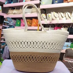 ghatin Women Beige, White Shoulder Bag-picture-19