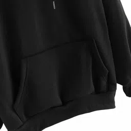 juneberry Women Full Sleeve Solid Hooded Sweatshirt image 3